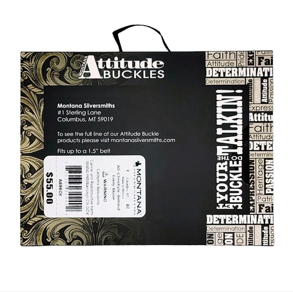 Montana Silversmiths Chris Kyle American Sniper 2nd Amendment Buckle NEW $55 - Picture 5 of 10